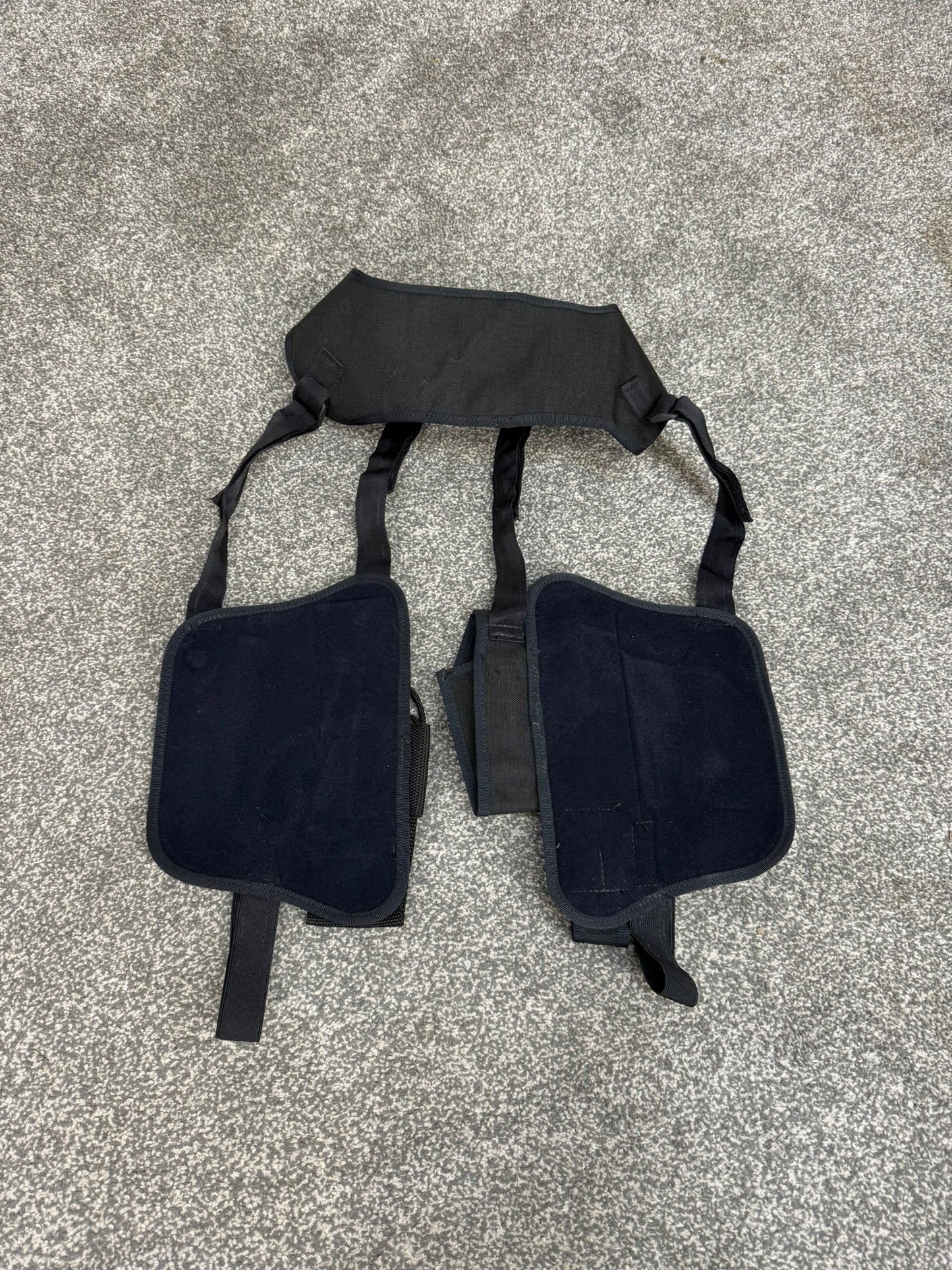 Ex Police Covert Shoulder Harness Security Close Protection Radio Cuff Baton CS Pouch