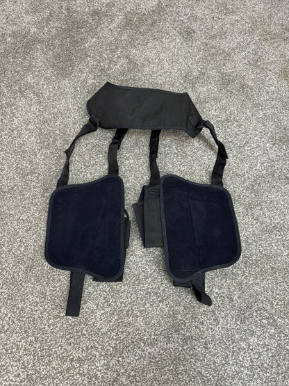 Ex Police Covert Shoulder Harness Security Close Protection Radio Cuff Baton CS Pouch