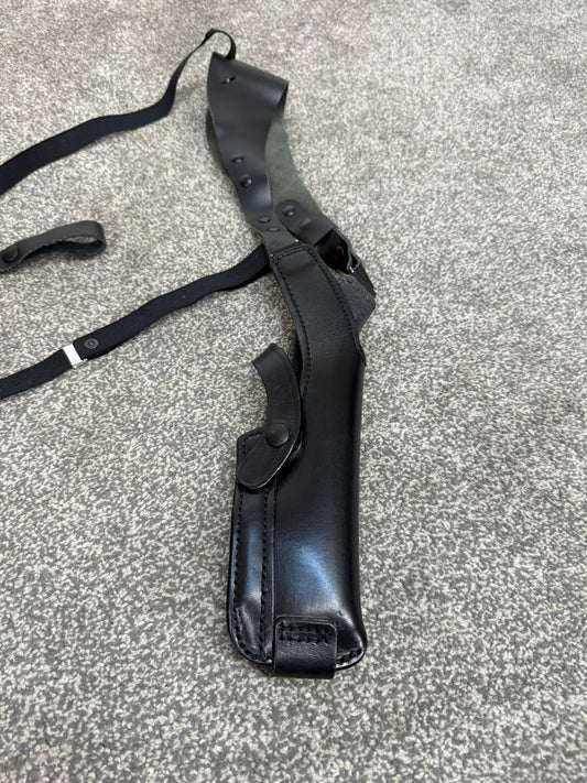 Ex Police PWL Glock 17 Leather Shoulder Holster Covert Underarm
