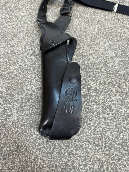 Ex Police PWL Glock 17 Leather Shoulder Holster Covert Underarm