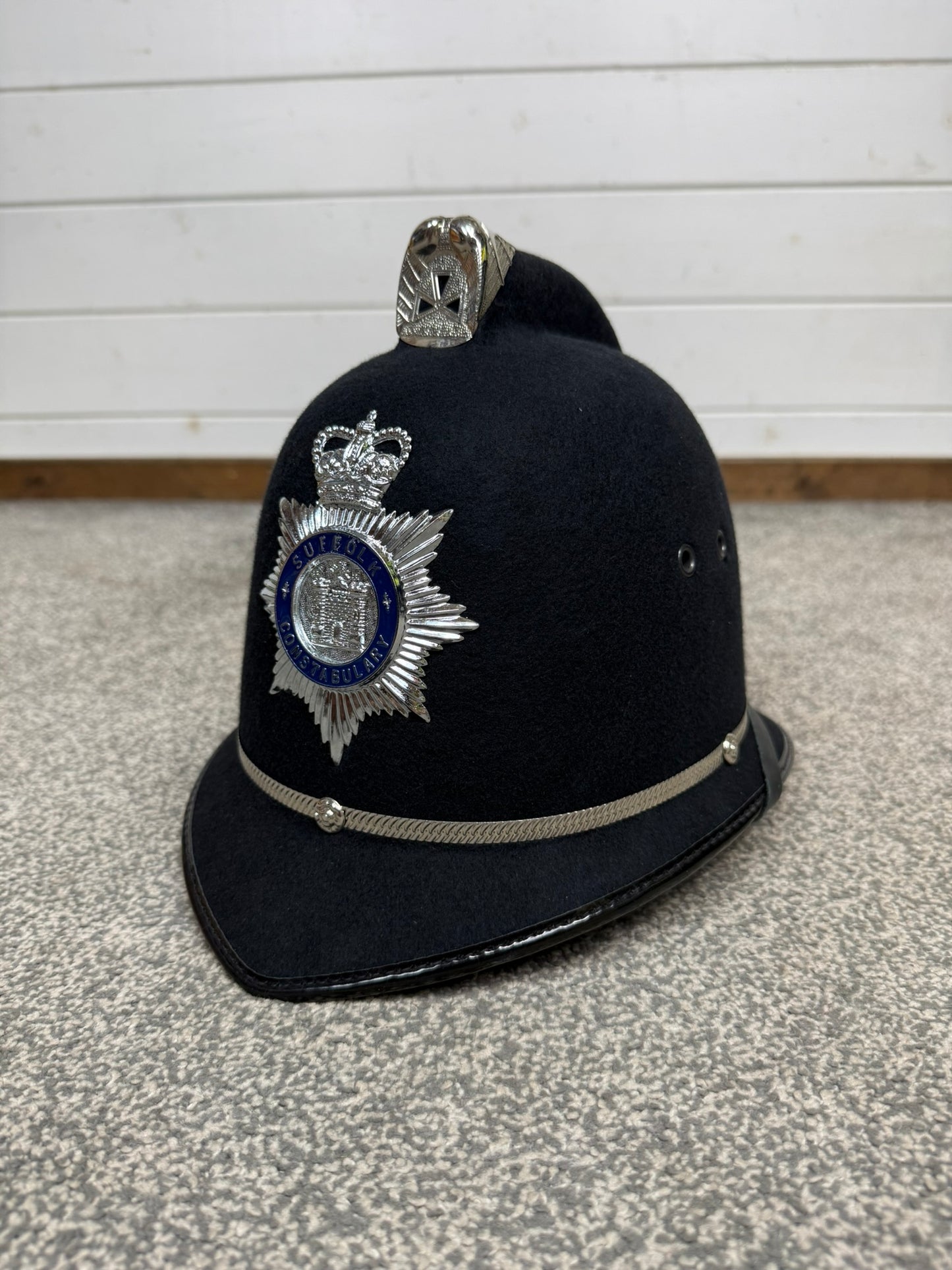 Ex Suffolk Police Coxcomb Bobby Helmet 58cm Collector Display Film / TV