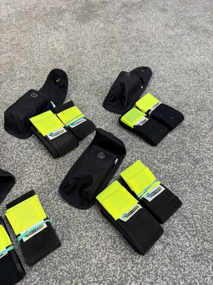 5x Ex Police Fast Strap Leg Restraints With Pouch Job Lot SIA Secuity