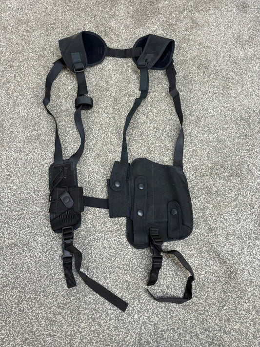 Covert Radio Harness With Pouches Ex Police Security PI Vest