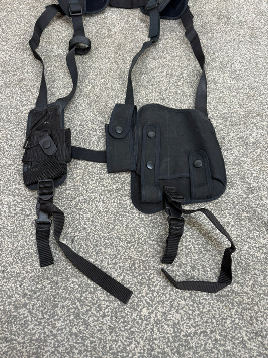 Covert Radio Harness With Pouches Ex Police Security PI Vest