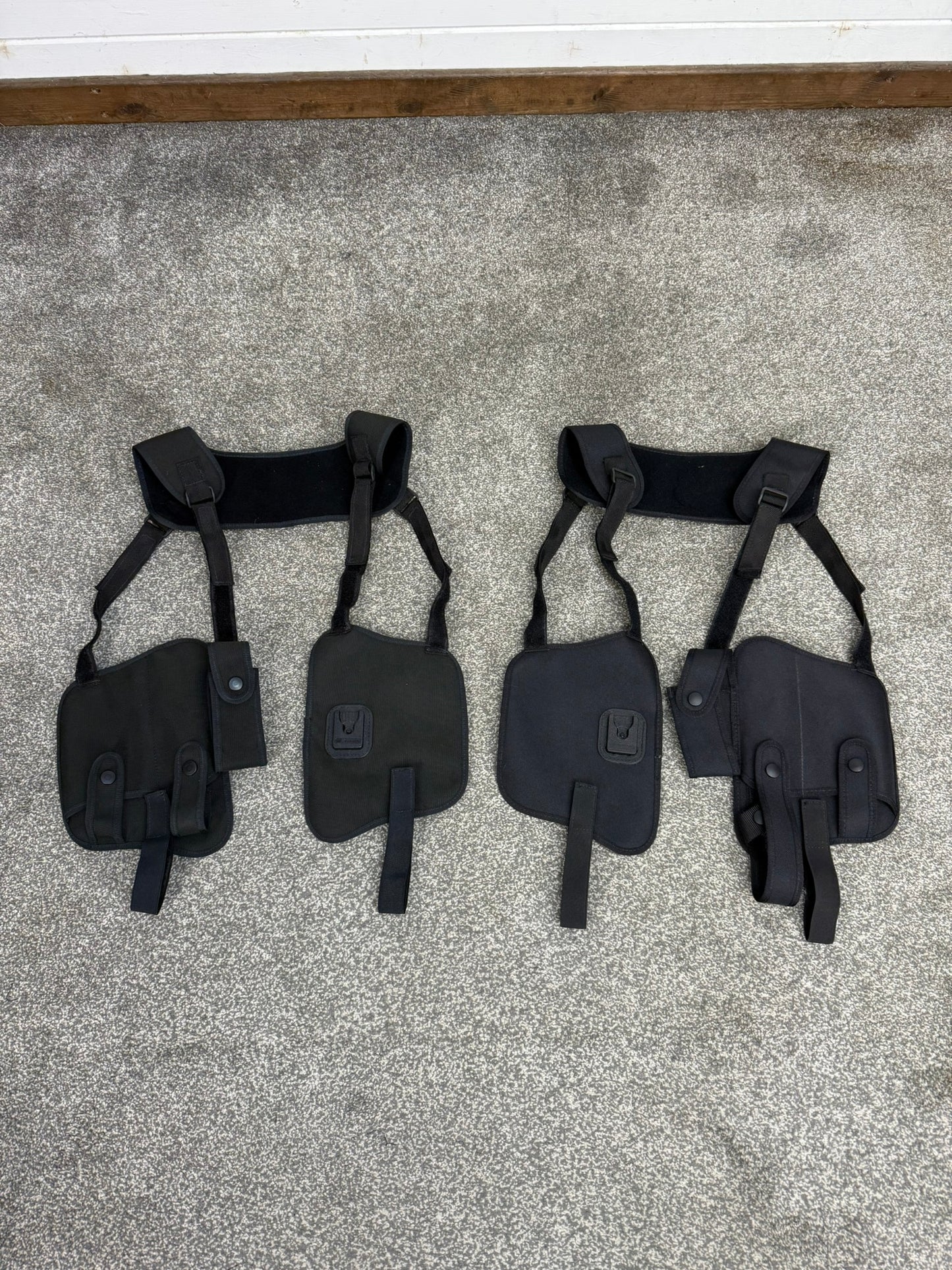 Ex Police Shoulder Harness Security Close Protection With Klickfast & Pouches