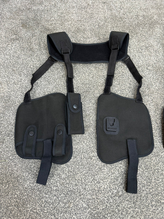 Ex Police Shoulder Harness Security Close Protection With Klickfast & Pouches
