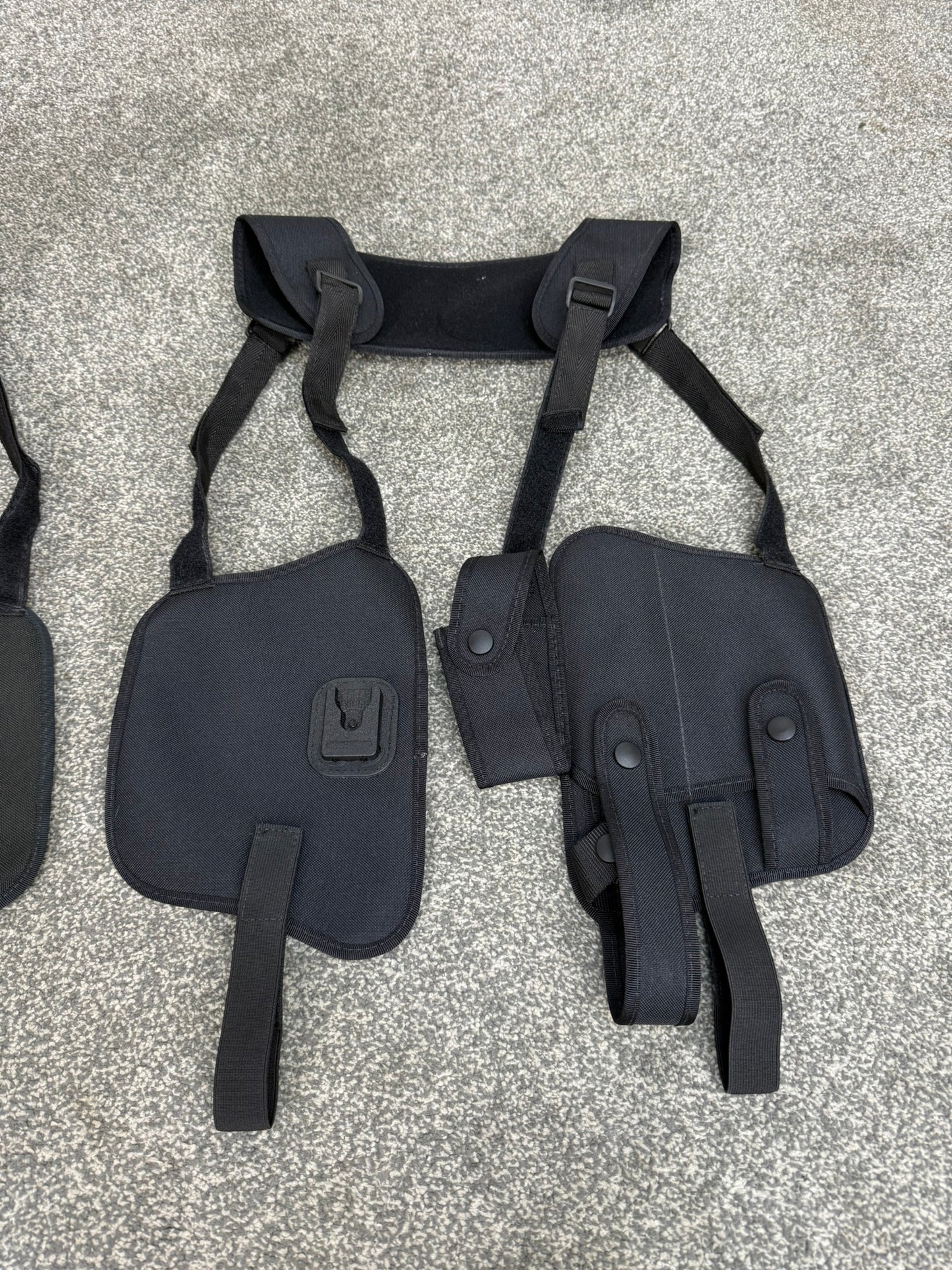 Ex Police Shoulder Harness Security Close Protection With Klickfast & Pouches