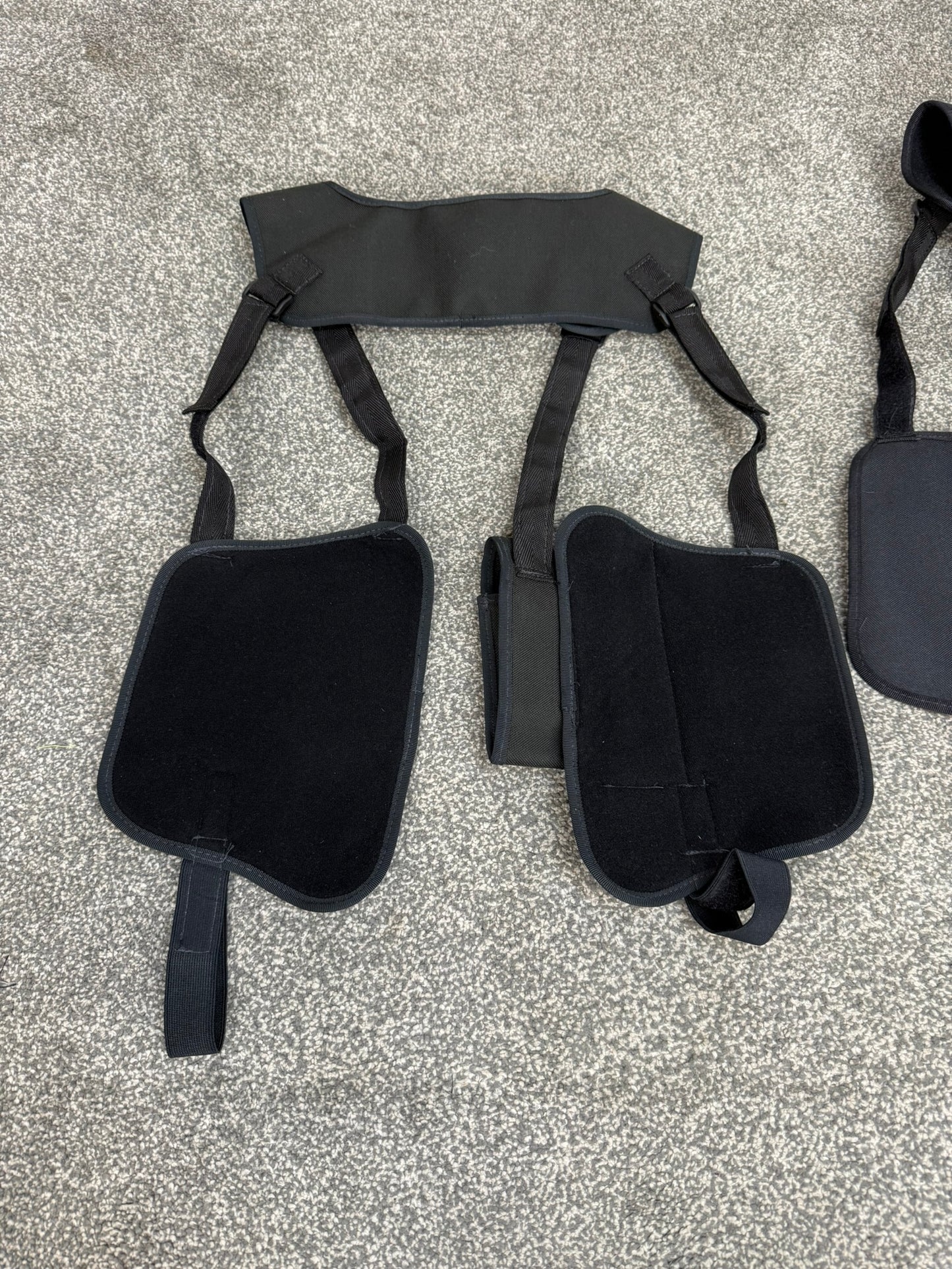 Ex Police Shoulder Harness Security Close Protection With Klickfast & Pouches