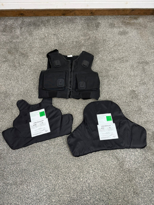 Ex Police Hawk Body Armour Female Vest Anti Stab & Ballistic HG1A & KR1 SML Security