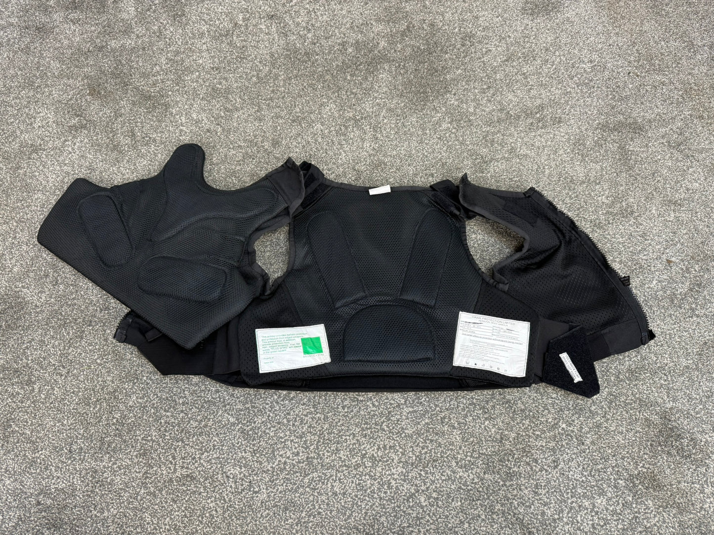 Ex Police Hawk Body Armour Female Vest Anti Stab & Ballistic HG1A & KR1 SML Security