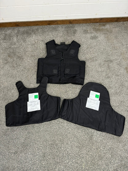 Ex Police Cooneen Body Armour Vest VGC Anti Stab & Ballistic HG1A & KR1 - LARGE