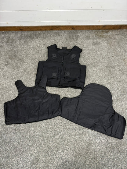 Ex Police Cooneen Body Armour Vest VGC Anti Stab & Ballistic HG1A & KR1 - LARGE
