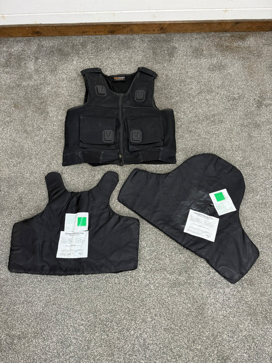 Ex Police Cooneen Body Armour Vest Anti Stab & Ballistic HG1A & KR1 - LARGE