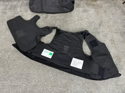 Ex Police Cooneen Body Armour Vest & Bag XLRG - VGC Anti Stab & Ballistic HG1A & KR1