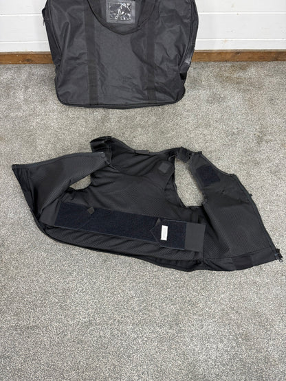 Ex Police Cooneen Body Armour Vest & Bag XLRG - VGC Anti Stab & Ballistic HG1A & KR1