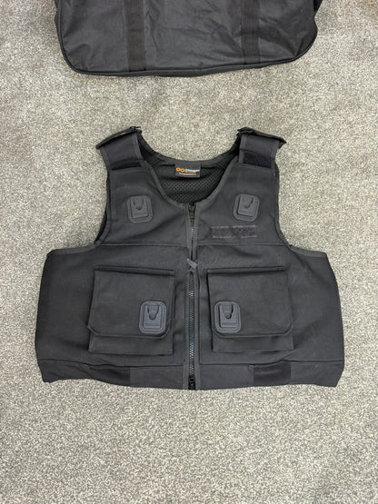 Ex Police Cooneen Body Armour Vest & Bag XLRG - VGC Anti Stab & Ballistic HG1A & KR1