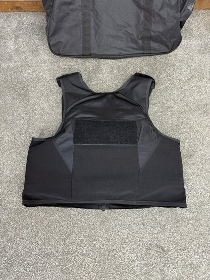Ex Police Cooneen Body Armour Vest & Bag XLRG - VGC Anti Stab & Ballistic HG1A & KR1