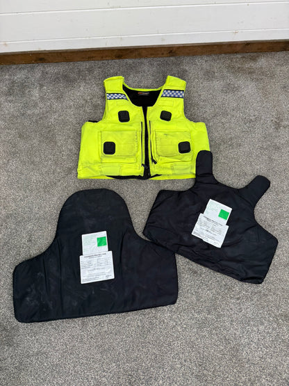 Ex Police Cooneen Body Armour Vest X LRG - Anti Stab & Ballistic HG1A & KR1
