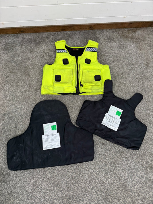 Ex Police Cooneen Body Armour Vest X LRG - Anti Stab & Ballistic HG1A & KR1