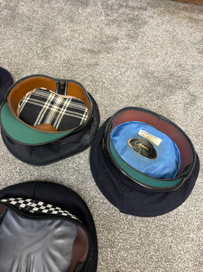 Ex Police Peak Cap Hat Job Lot x7 Theatre Headwear Uniform Film Prop Lot