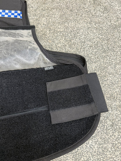 Ex Police Mehler Body Armour Vest COVER Black Security TV Film Uniform