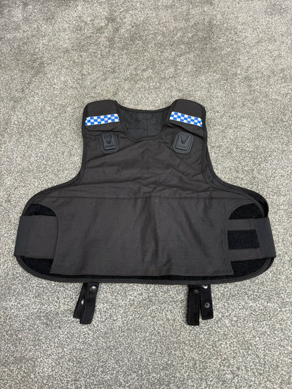 Ex Police Mehler Body Armour Vest COVER Black Security TV Film Uniform