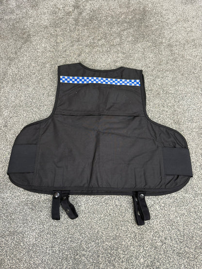 Ex Police Mehler Body Armour Vest COVER Black Security TV Film Uniform
