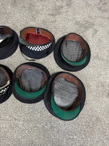 Ex Police Peak Cap Hat Job Lot x8 Theatre Headwear Uniform Film Prop Lot