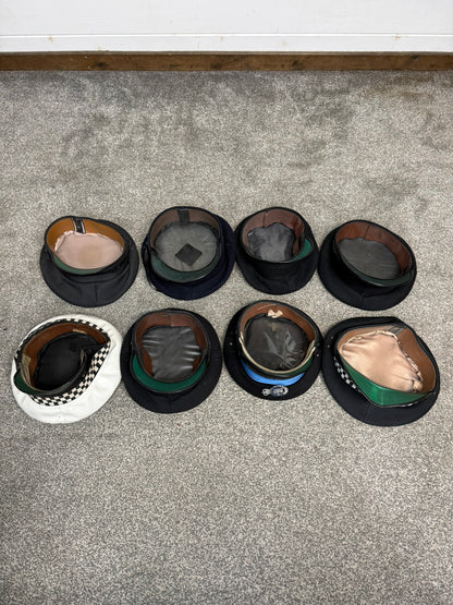 Ex Police Peak Cap Hat Job Lot x8 Theatre Headwear Uniform Film Prop Lot