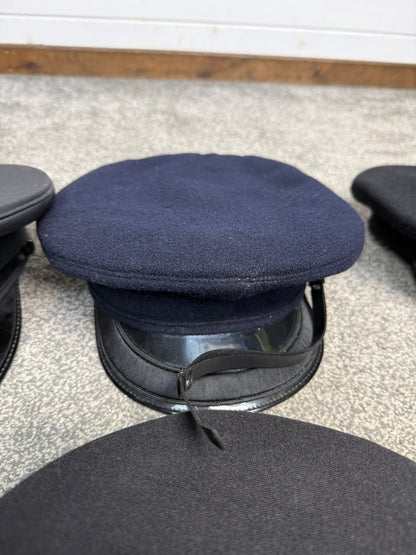 Ex Police Peak Cap Hat Job Lot x8 Theatre Headwear Uniform Film Prop Lot