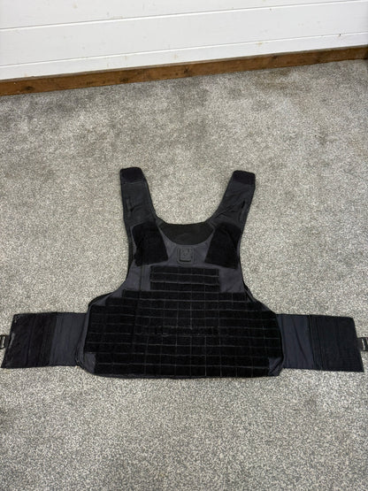 Ex Police Mehler MOLLE Body Armour Stab Vest Cover Black Security Airsoft