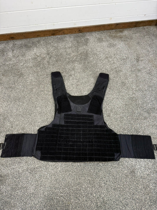 Ex Police Mehler MOLLE Body Armour Stab Vest Cover Black Security Airsoft