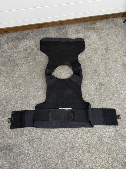 Ex Police Mehler MOLLE Body Armour Stab Vest Cover Black Security Airsoft