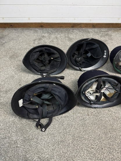 Ex Police Bobby Helmet Custodian Helmet Job Lot x6 Film Display Theatre