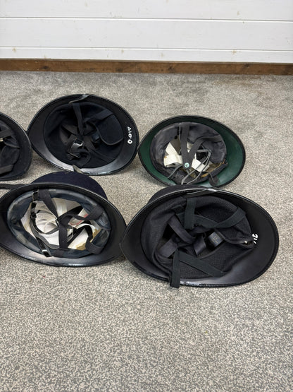 Ex Police Bobby Helmet Custodian Helmet Job Lot x6 Film Display Theatre