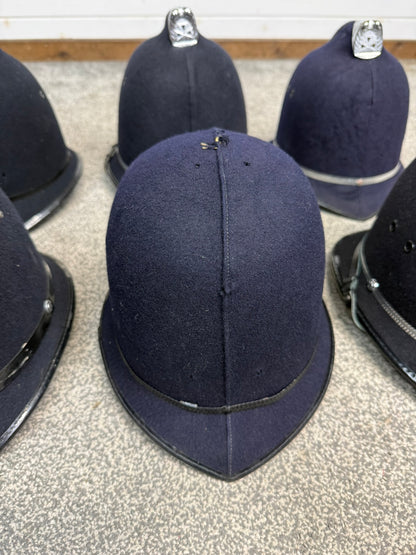 Ex Police Bobby Helmet Custodian Helmet Job Lot x6 Film Display Theatre