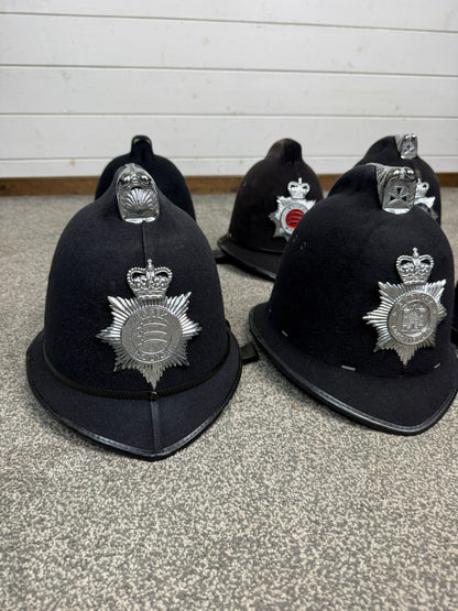 Ex Police Bobby Helmet Custodian Helmet Job Lot x6 Film Display Theatre
