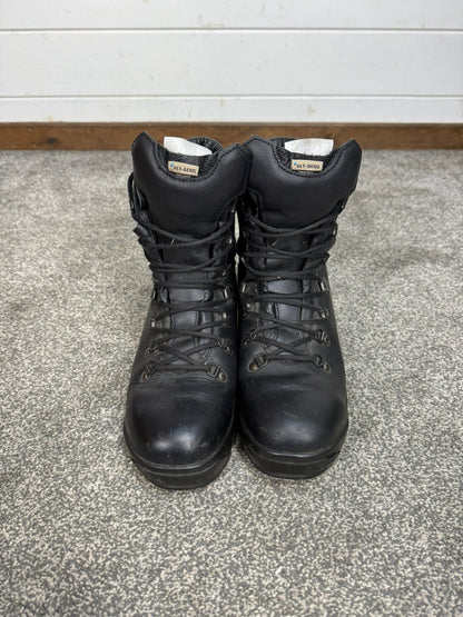 Altberg Peacekeeper P3 VS Black Leather Waterproof Combat Boots Size UK 7