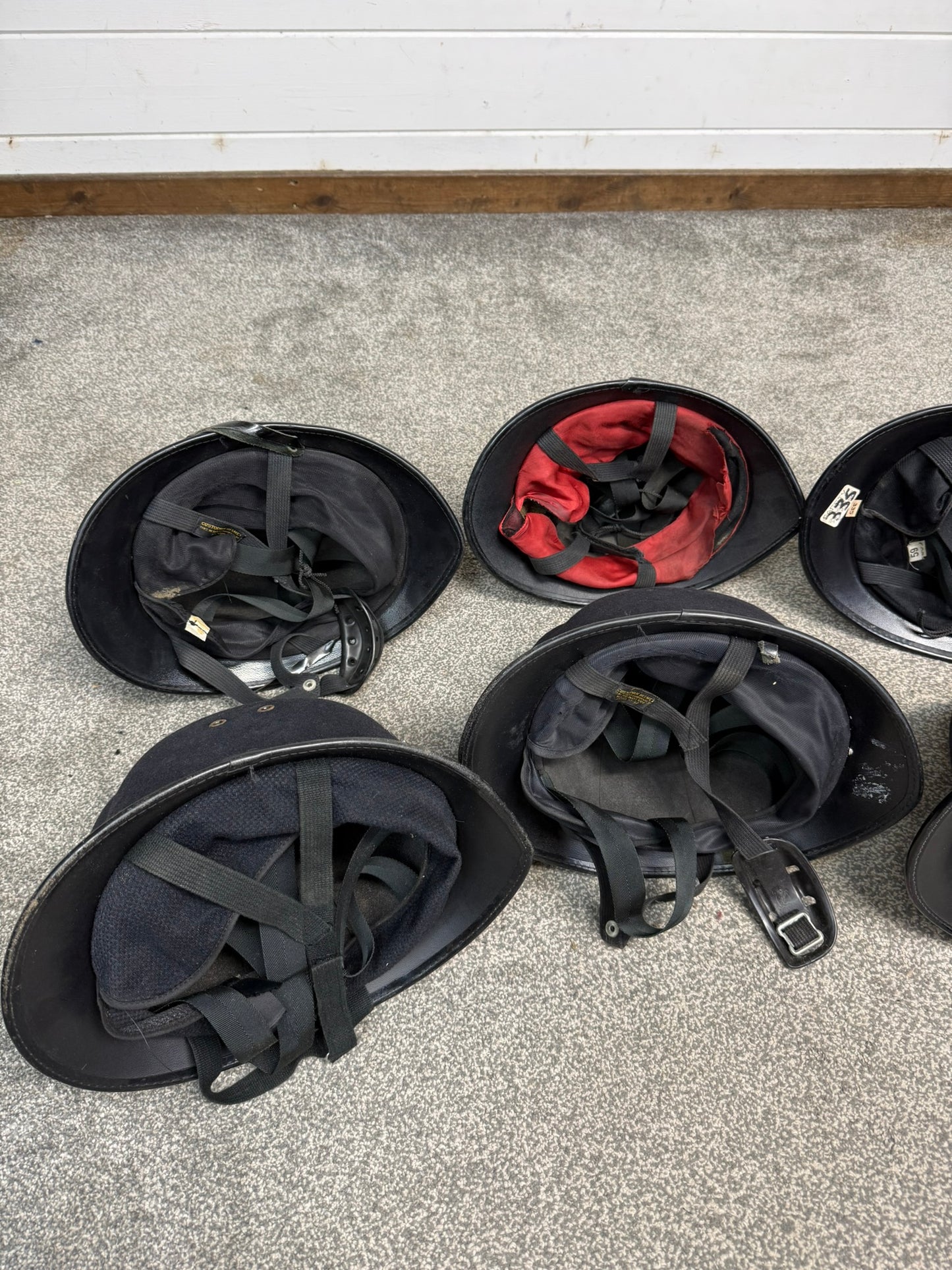 Ex Police Bobby Helmet Custodian Helmet Job Lot x6 Film Display Theatre