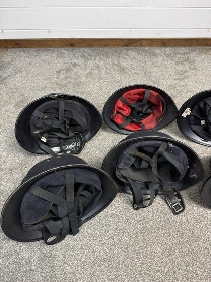 Ex Police Bobby Helmet Custodian Helmet Job Lot x6 Film Display Theatre