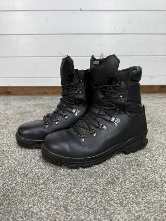 Altberg Peacekeeper P3 VS Black Leather Waterproof Combat Boots Size UK 7