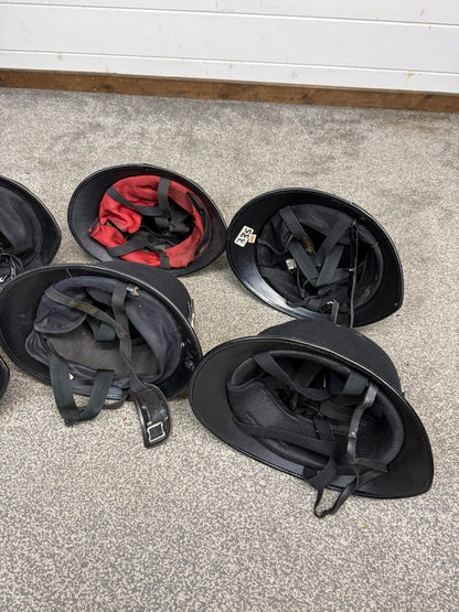 Ex Police Bobby Helmet Custodian Helmet Job Lot x6 Film Display Theatre