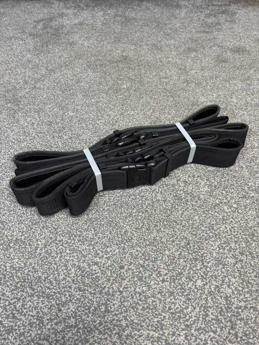 Ex Police Duty Belt x5 Nylon 2" Patrol Belt Airsoft Security Uniform