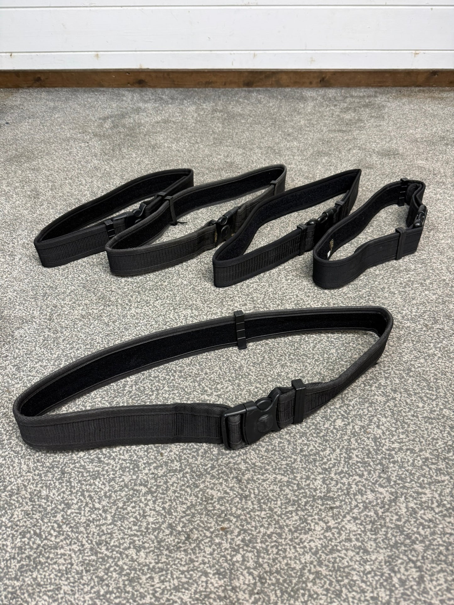 Ex Police Duty Belt x5 Nylon 2" Patrol Belt Airsoft Security Uniform
