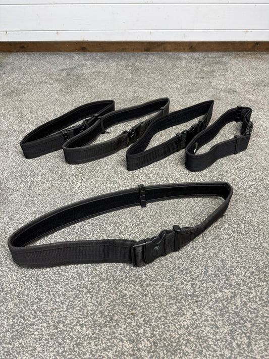 Ex Police Duty Belt x5 Nylon 2" Patrol Belt Airsoft Security Uniform