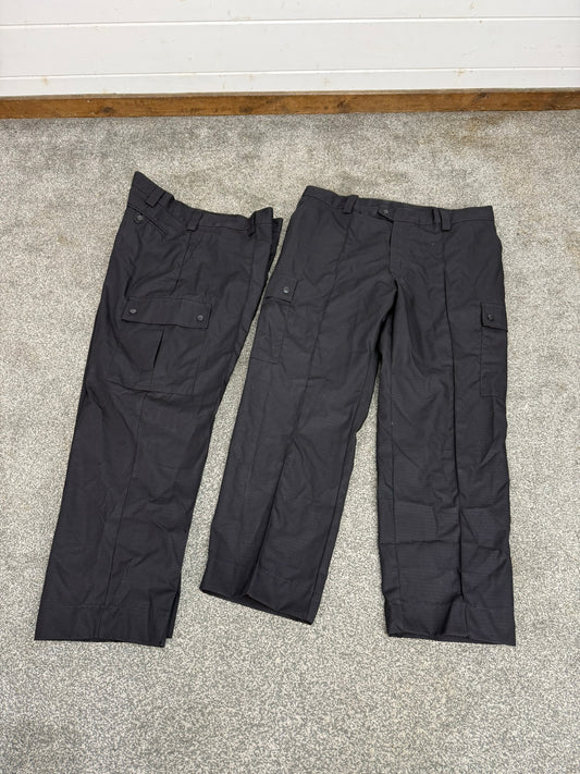 2x Ex Police Men's Ripstop Cargo Trousers 40" Waist Security Uniform