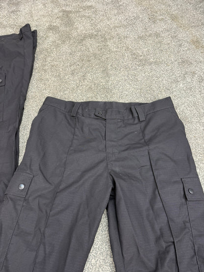 2x Ex Police Men's Ripstop Cargo Trousers 40" Waist Security Uniform