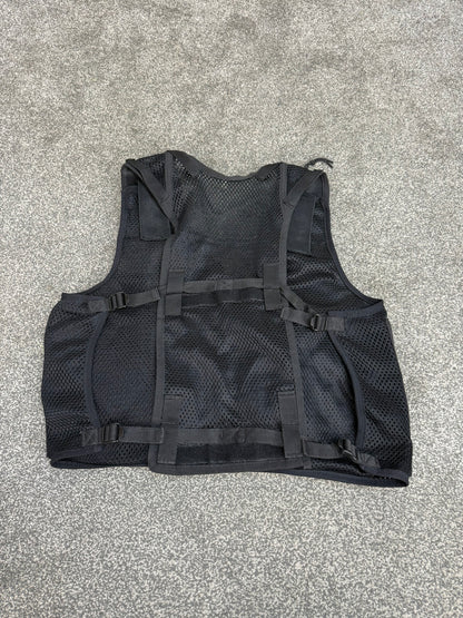 Ex Police Black Utility Tac Vest SML Equipment Vest Security Patrol Airsoft