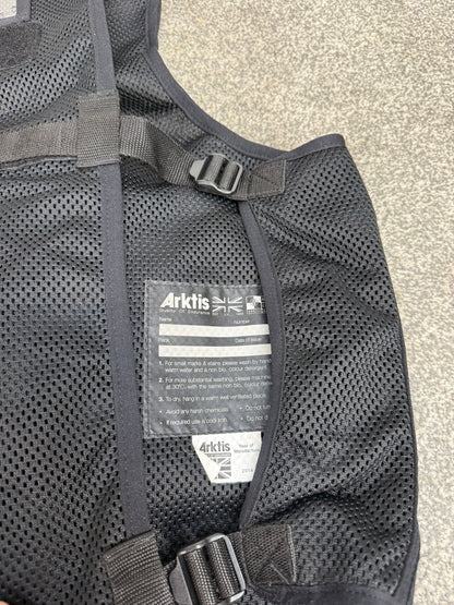 Black Arktis Tac Vest Ex Police Utility Vest & Pouches Security Airsoft - X Large