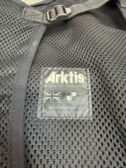 Black Arktis Tac Vest Ex Police Utility Vest & Pouches Security Airsoft - X Large
